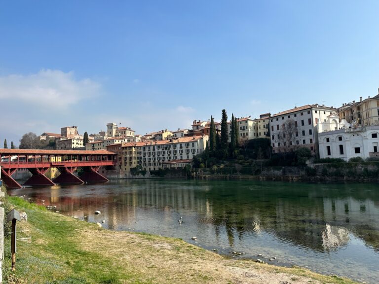 One of the things to do in Bassano del Grappa is having this amazing view of Old bridge